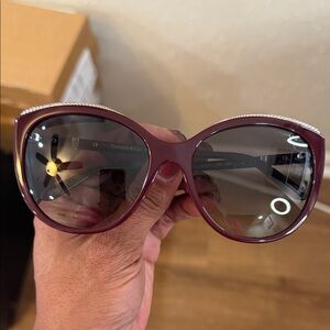 Tiffany & Co. Maroon Sunglasses